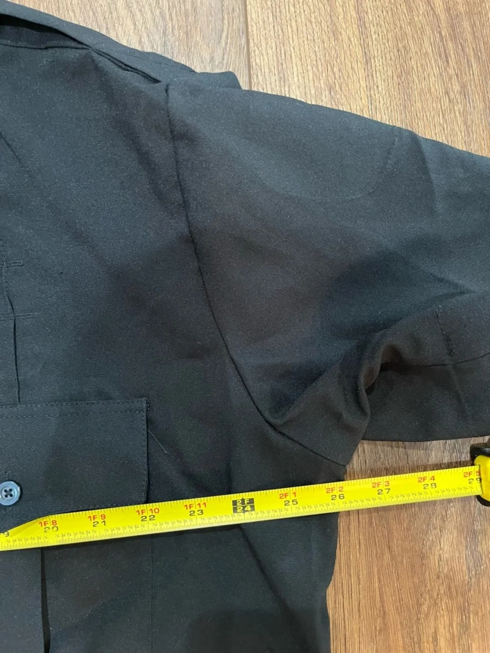 Official National Patrol Private Security Uniform 17-17.5 Short Sleeve Black EUC